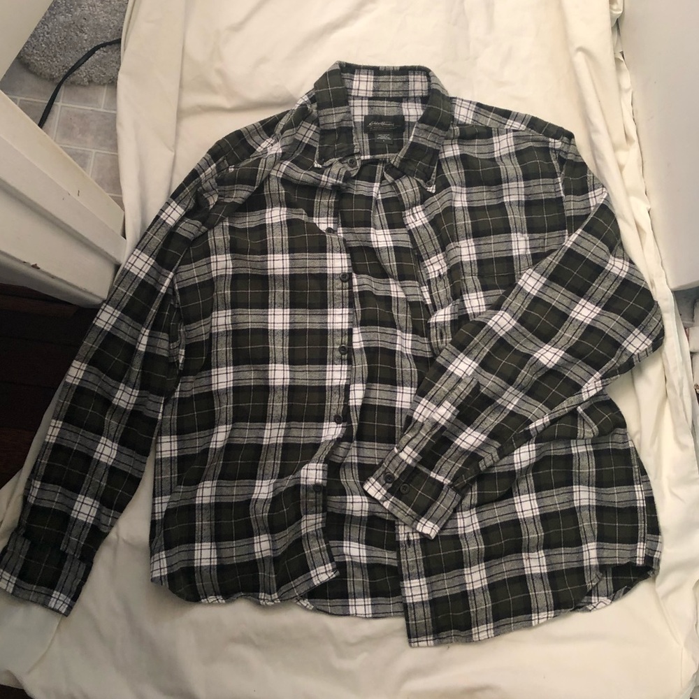 EDDIE BAUER flannel size large